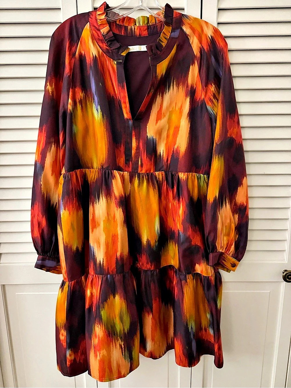 Marie Oliver Abstract Print Mini Dress size medium